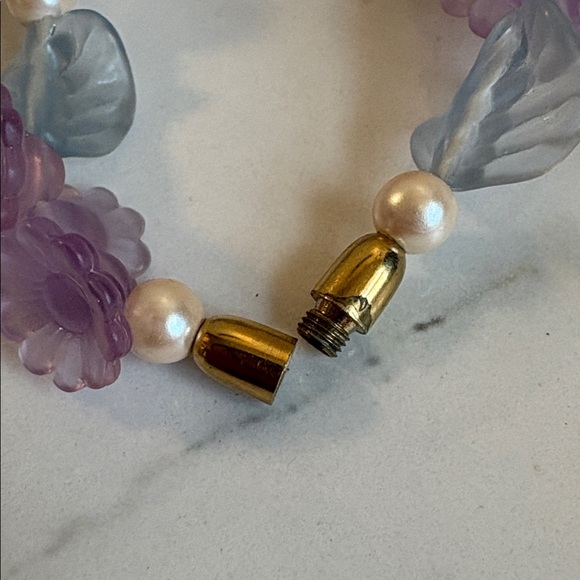 Vintage Avon 80s Jardinia Pastel Floral Necklace Cottagecore Retired NIB 160 - Picture 11 of 16